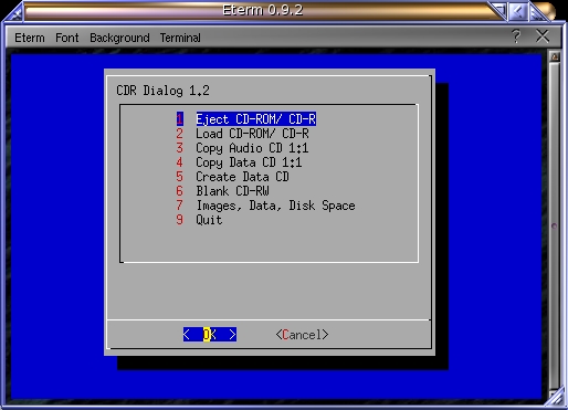 Screenshot of CDR Dialog 1.2